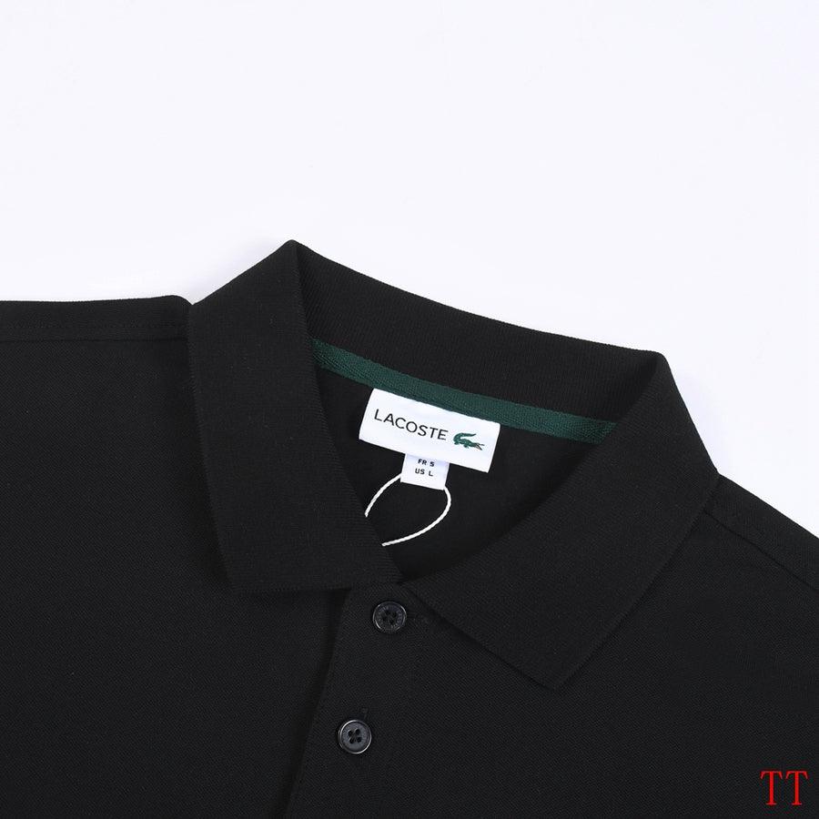 Lacoste Black T-shirt With Collar