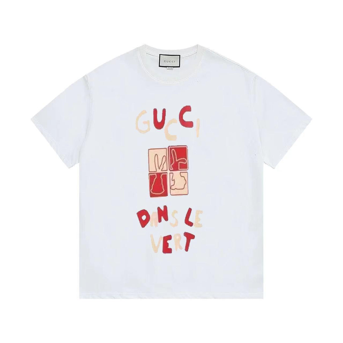 Gucci T-Shirt Without Collar 'White'