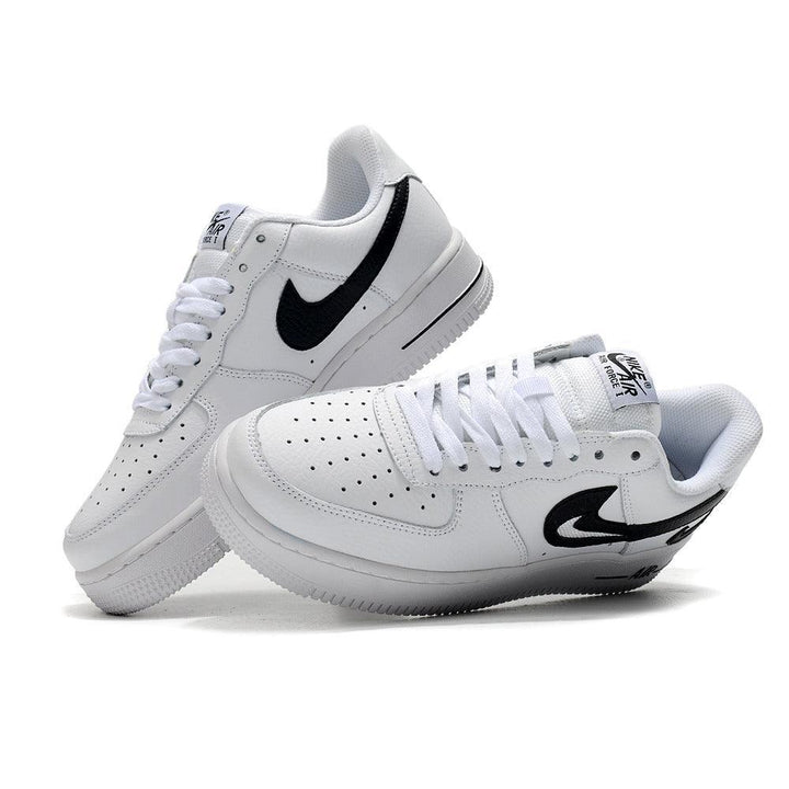 Nike Air Force 1 Cut Out Swoosh White Black