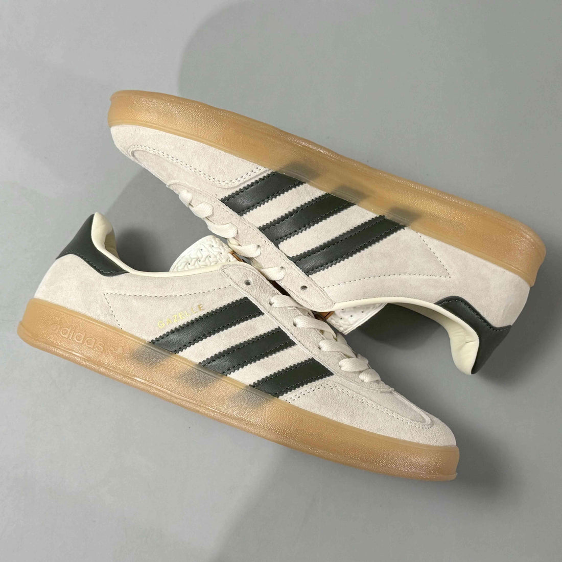 Adidas Originals Gazelle Indoor 'Cream White Collegiate Green Gum'