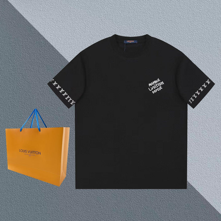 Louis Vuitton T-Shirt Without Collar 'Black'