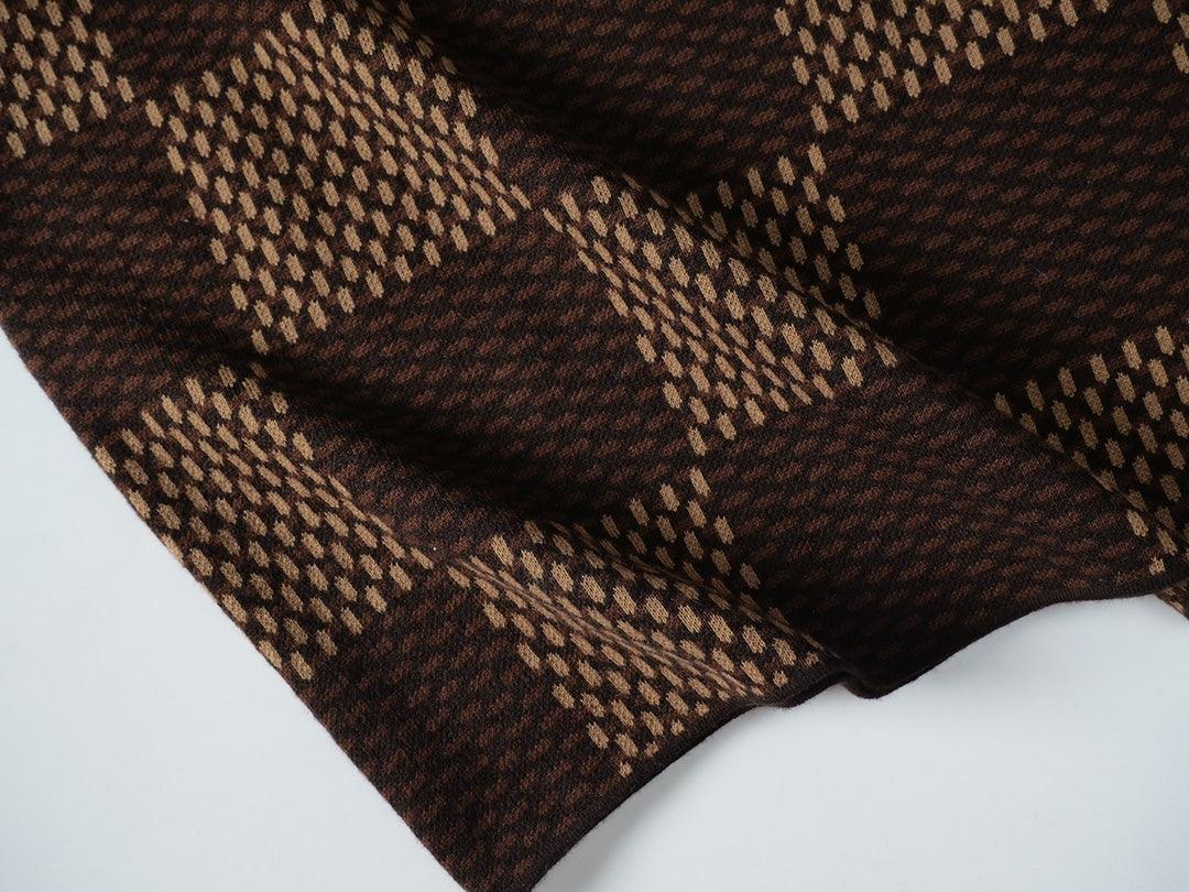 Louis Vuitton Damier T-Shirt Without Collar 'Brown'