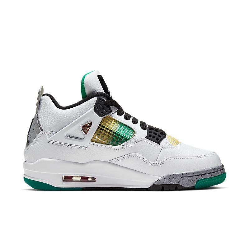 Air Jordan 4 Retro 'Lucid Green Rasta'