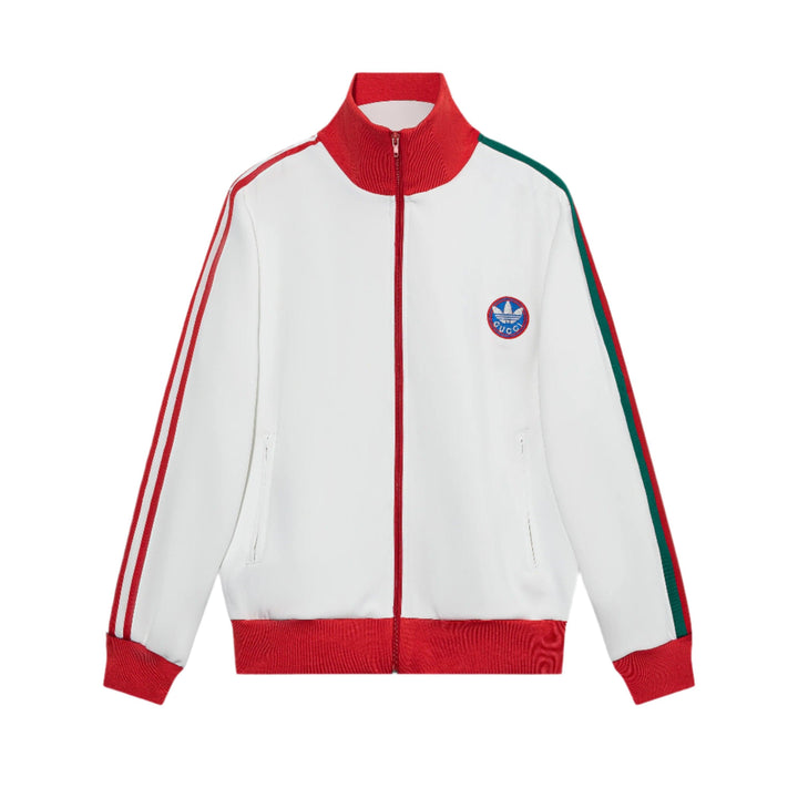 Gucci x adidas Cotton Jersey Jacket White