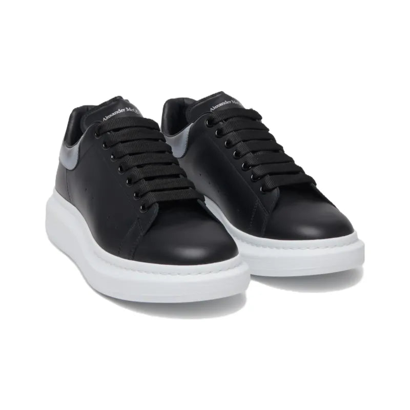 Alexander McQueen Larry Leather Sneakers 'Black White'