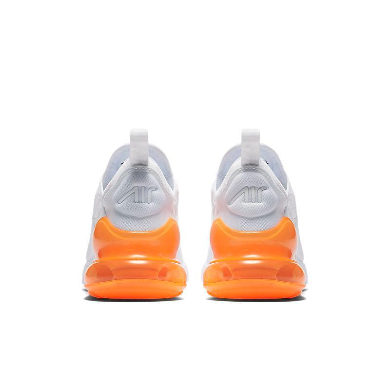 Nike Air Max 270 'White Pack (Total Orange)'