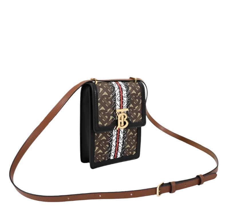 BURBERRY Valencia Tb Leather Crossbody Pouch