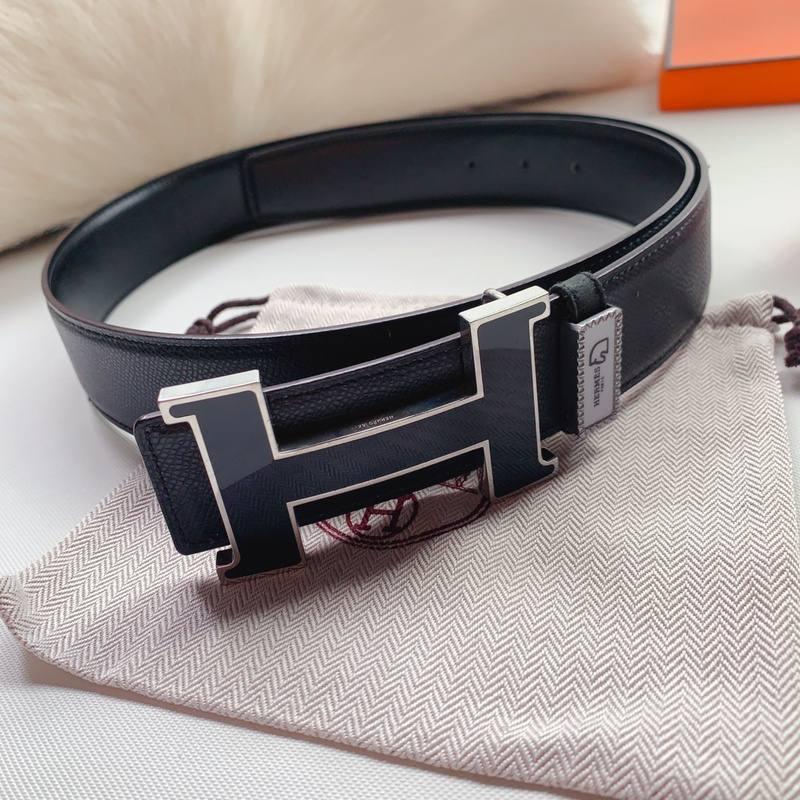 Hermes Men Black Buckle Belt 'Black'