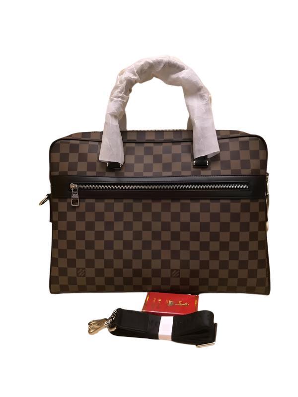 Louis Vuitton Brown Monogram Giant Empreinte Leather Onthego MM Men Bag