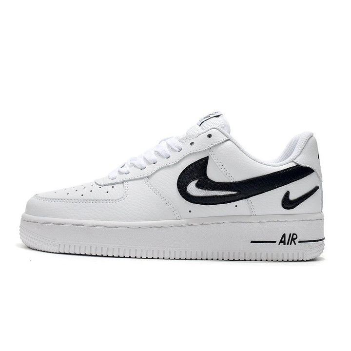 Nike Air Force 1 Cut Out Swoosh White Black