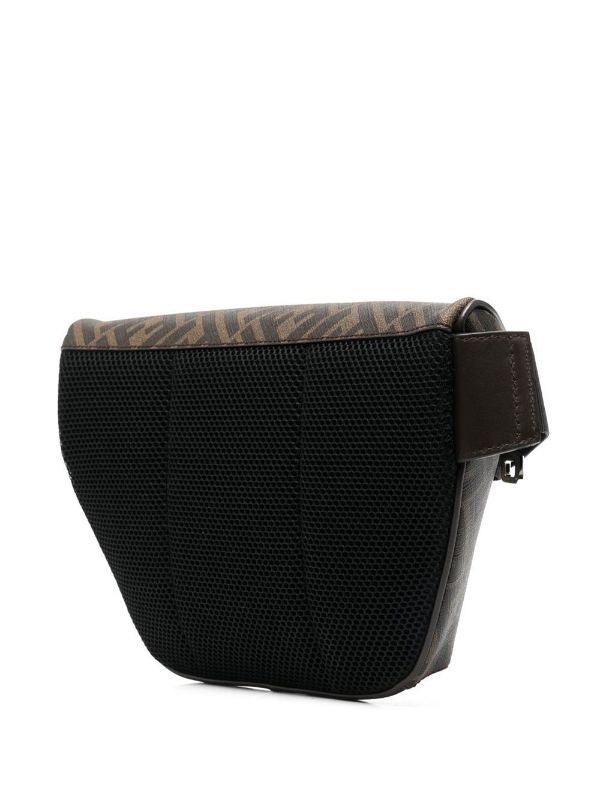 Fendi logo-print leather belt bag