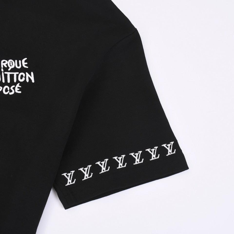 Louis Vuitton T-Shirt Without Collar 'Black'