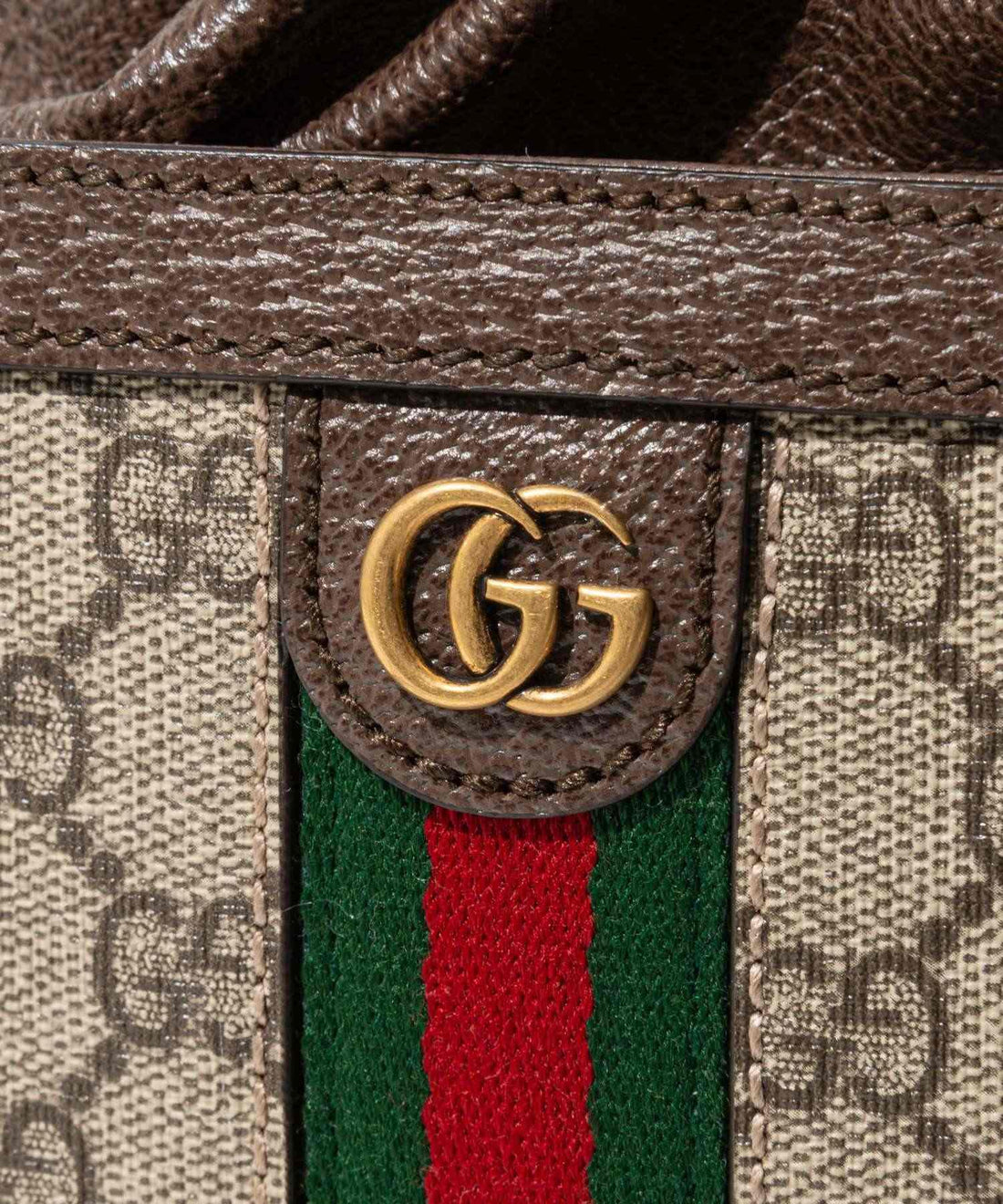 Gucci GG Supreme Canvas Bucket Bag Beige