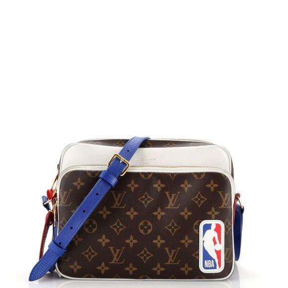 Louis Vuitton x NBA Nil Messenger Bag in Monogram Antarctica Canvas