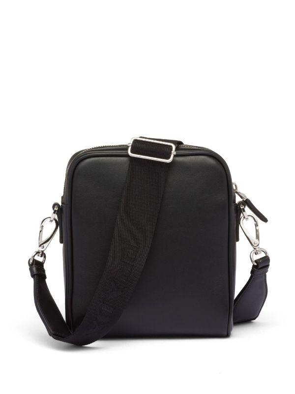 Prada Triangle Logo leather shoulder bag