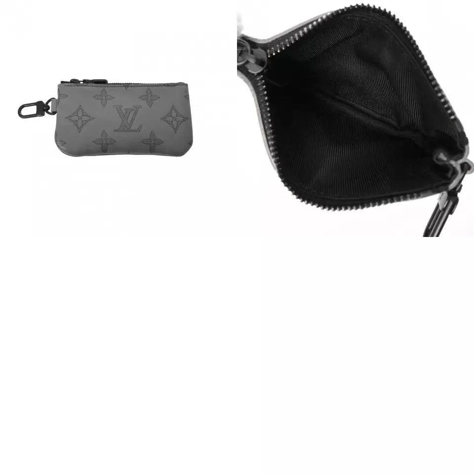 LOUIS VUITTON Monogram shadow Duo messenger Gray For Men